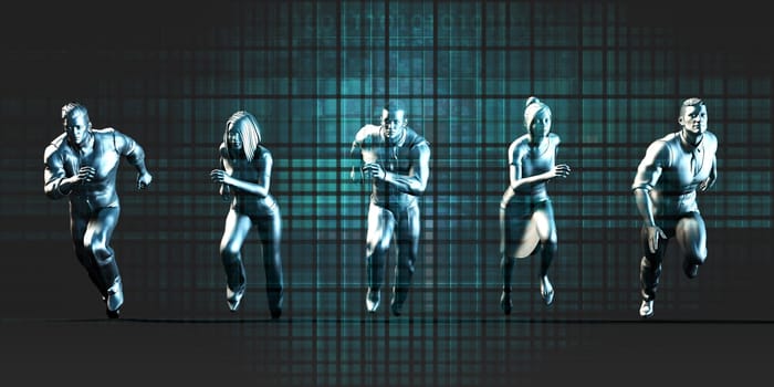 Worldwide Business and International Reach Expansion as Concept