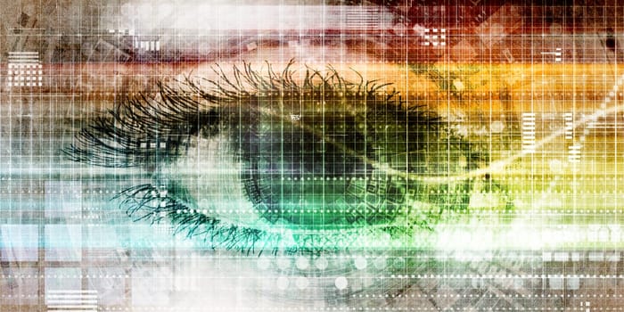 Futuristic Science Background Of The Future Art