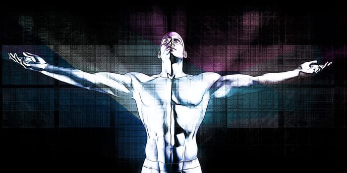 Human and Robot Hand System Integration Concept Art