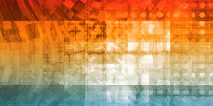 Digital Abstract Background as a Virtual Graphic Concept