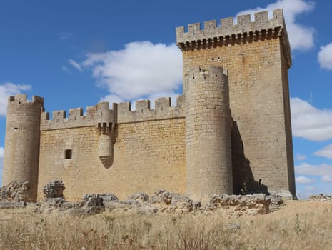 beautiful castle old Spanish fortress fort big stone