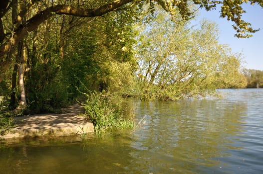 Banks of the Seine at Elbeuf in Normandy