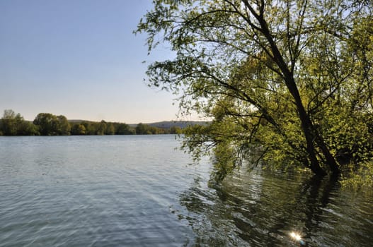 Banks of the Seine at Elbeuf in Normandy