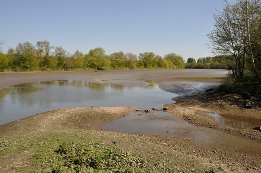 Banks of the Seine at Elbeuf in Normandy