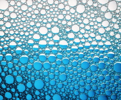 Abstract bubbles texture. Foam bubbles macro background.