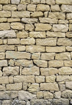 Detail of old mud brick wall