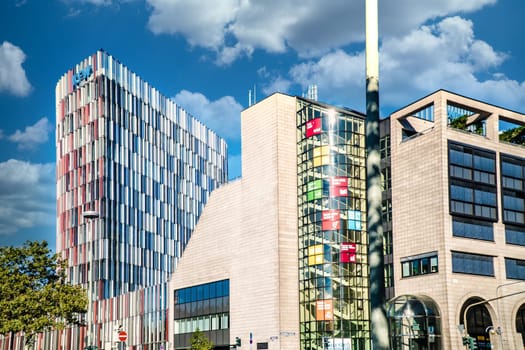 Frankfurt, Hesse GERMANY - October 09 2021: Headquarters of KfW Bank in Frankfurt, Germany - KfW is a german government-owned development bank