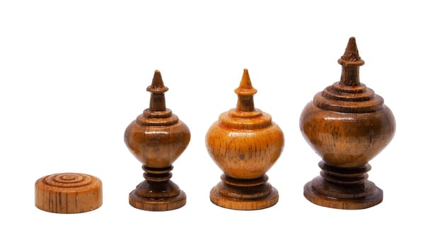 Chess game Chess pieces with clipping path isolate on white background.