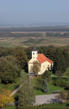 Church of St. John the Apostle and Evangelist in Cerje, Croatia