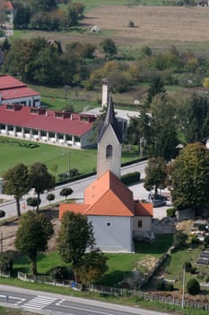 Church of the Saint Martin in Breznicki Hum, Croatia