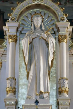 Saint Teresa of Avila, main altar in the Cathedral of Saint Teresa of Avila in Bjelovar, Croatia