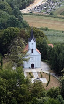 Parish church of St. Anthony of Padua in Vukmanic, Croatia
