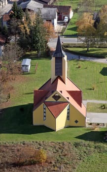 Chapel of Saint John the Baptist in Busevec, Croatia