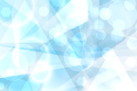 Abstract colorful blue modern futuristic technology and business background texture with mixed geometrical figures. Medical structure, artificial intelligence and science presentation backdrop.