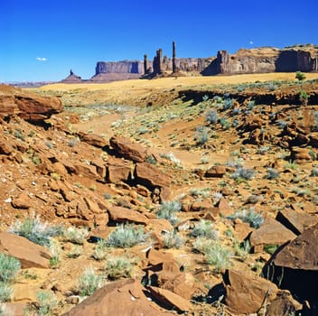 Totem Pole in Monument Valley in Arizona