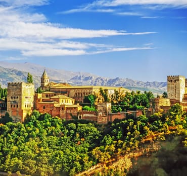 Alhambra in Granada, Spain