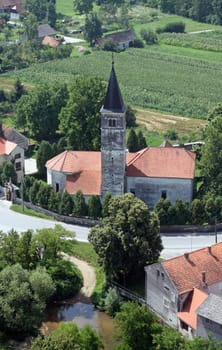 Church of the Our Lady of the Snows in Volavje, Croatia