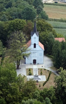 Parish church of St. Anthony of Padua in Vukmanic, Croatia