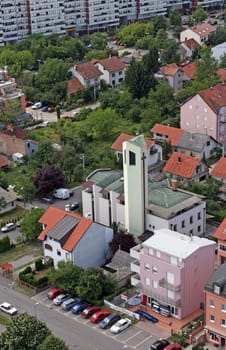 Church of Our Lady of Sorrows in Spansko, Zagreb, Croatia