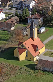 Chapel of Saint John the Baptist in Busevec, Croatia
