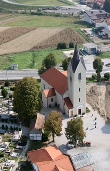 Church of the Saint Martin in Breznicki Hum, Croatia
