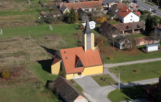 Chapel of Saint John the Baptist in Busevec, Croatia