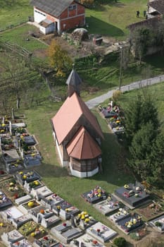 Chapel of the Saint Barbara in Brest, Croatia