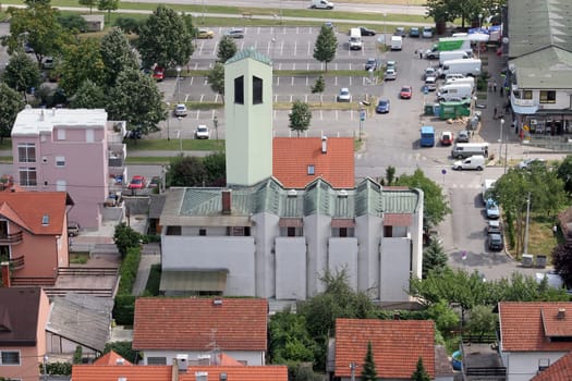 Church of Our Lady of Sorrows in Spansko, Zagreb, Croatia
