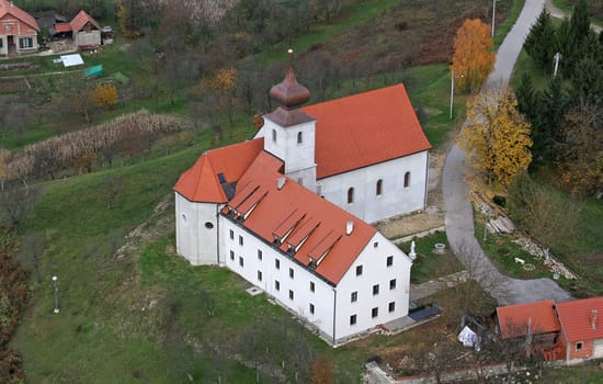 Franciscan monastery and church of Saint Anthony of Padua in Cuntic, Croatia
