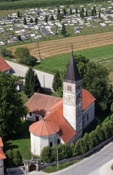 Church of the Our Lady of the Snows in Volavje, Croatia