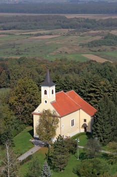 Church of St. John the Apostle and Evangelist in Cerje, Croatia