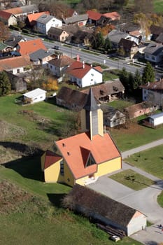 Chapel of Saint John the Baptist in Busevec, Croatia