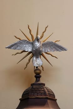 Holy Spirit Bird, Baptistery in the Church of St. Maurus the Abbot in Bosiljevo, Croatia