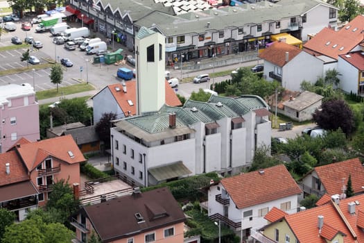 Church of Our Lady of Sorrows in Spansko, Zagreb, Croatia