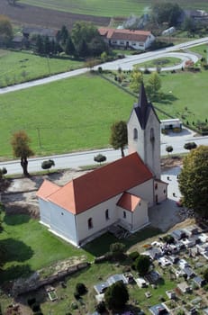 Church of the Saint Martin in Breznicki Hum, Croatia