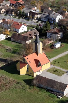 Chapel of Saint John the Baptist in Busevec, Croatia