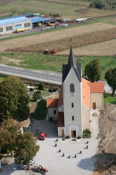 Church of the Saint Martin in Breznicki Hum, Croatia