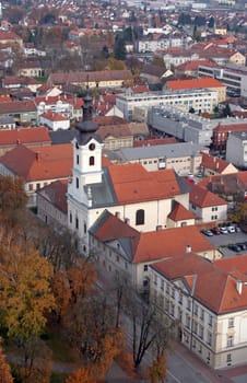 Cathedral of Saint Teresa of Avila in Bjelovar, Croatia