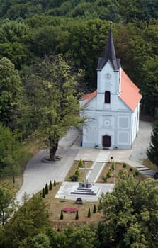 Parish church of St. Anthony of Padua in Vukmanic, Croatia
