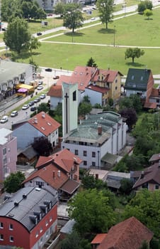 Church of Our Lady of Sorrows in Spansko, Zagreb, Croatia