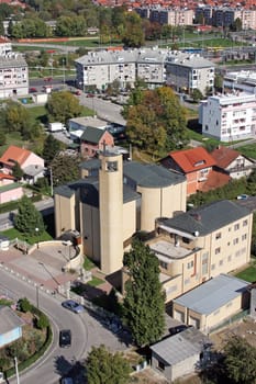 St. Paul's Parish Church in Retkovec, Zagreb, Croatia