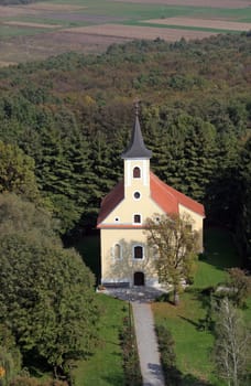 Church of St. John the Apostle and Evangelist in Cerje, Croatia
