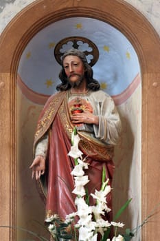 Sacred Heart of Jesus, Church of St. Martin in Breznicki Hum, Croatia