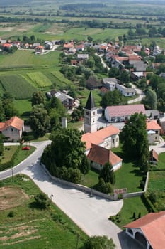 Church of the Our Lady of the Snows in Volavje, Croatia