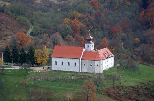 Franciscan monastery and church of Saint Anthony of Padua in Cuntic, Croatia