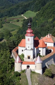 Parish Church of the Visitation of the Virgin Mary in Vinagora, Croatia