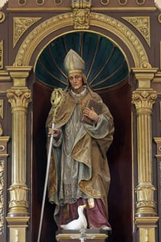 Saint Martin, Main altar in the Church of St. Martin in Breznicki Hum, Croatia