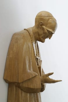 Blessed Aloysius Stepinac, statue in the parish church of Blessed Aloysius Stepinac in Velika Gorica, Croatia