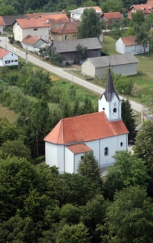 Parish church of St. Anthony of Padua in Vukmanic, Croatia