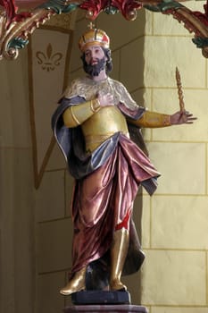 Saint Ladislaus of Hungary, Main altar in the Church of the Saint Brice of Tours in Brckovljani, Croatia